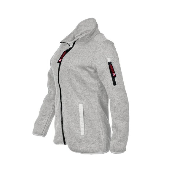 $185NWT Women's Canada Weather Gear Size 2X Color Heather Oatmeal Sweater Jacket - Picture 3 of 14